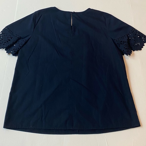 J. Crew size Xs navy blouse - Picture 6 of 10